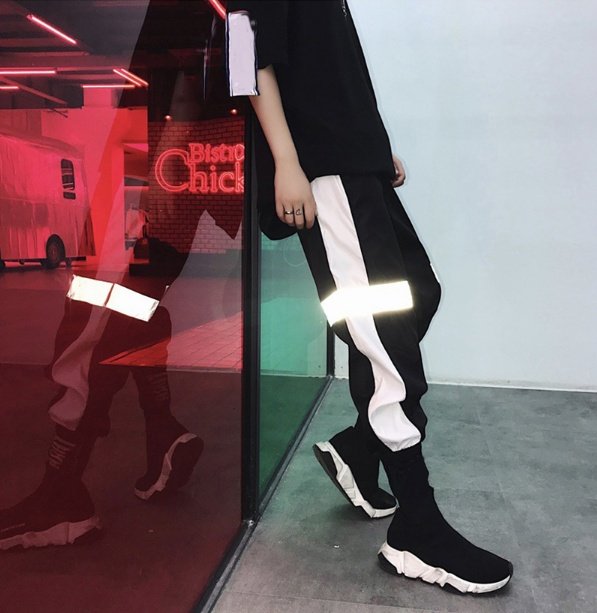 Side Reflect Techwear Pants