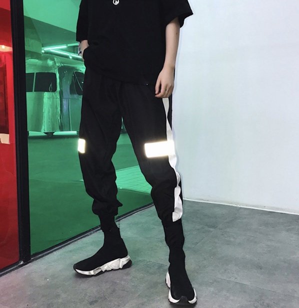 Side Reflect Techwear Pants