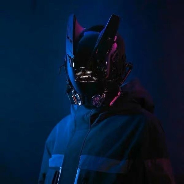 LED Cyber Warrior Mask